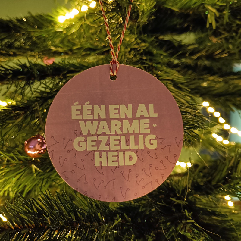 Kerstkaartenpakket Den boom in (6 kaartjes incl. enveloppen) - Afbeelding 3