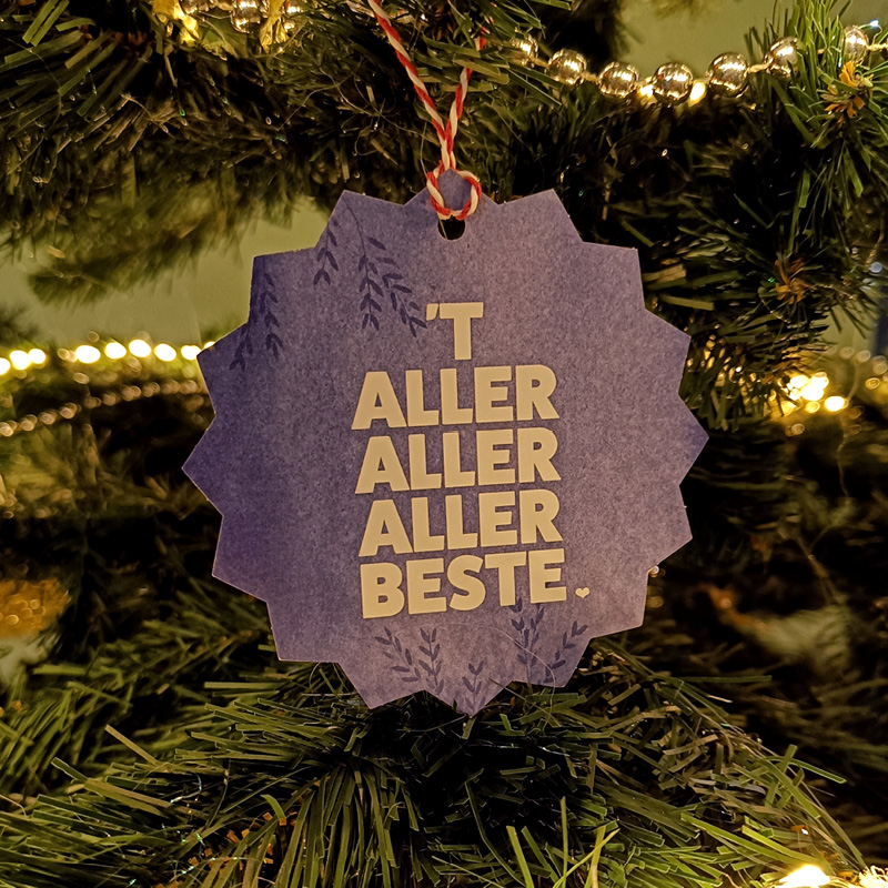 Kerstkaartenpakket Den boom in (6 kaartjes incl. enveloppen) - Afbeelding 2